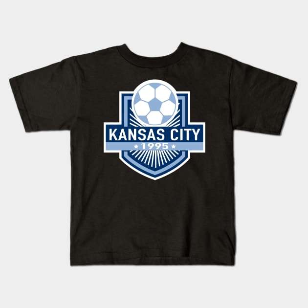 Kansas City Soccer, Kids T-Shirt by JayD World